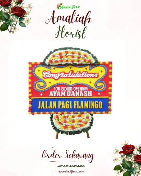 Sewa Papan Bunga Sedeng